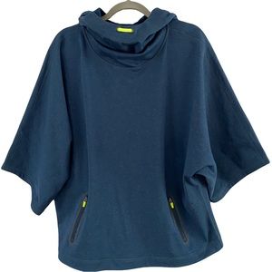 Sweaty Betty Oversized Hooded Cape Shirt